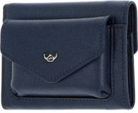 Golden Head Leren portemonnee Valencia RFID Protect Minischeintasche 1079 Saphir donkerblauw