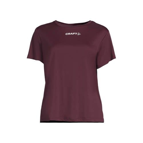 Craft Core Essence hardloopshirt - donkerrood