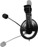 LogiLink Stereo-Headset met besturing, USB-A, zwart