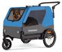 Chien poussette chien remorque de vélo - Pliable - 2-en-1 - Jusqu'à 45 kg