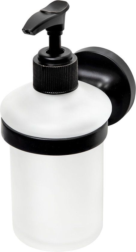Haceka Aspen Zeepdispenser Glas Zwart