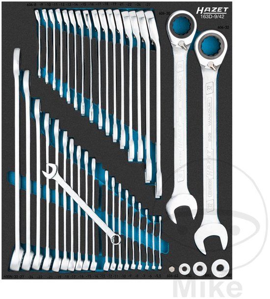 HAZET Sleutelgereedschapset 163D-9/42