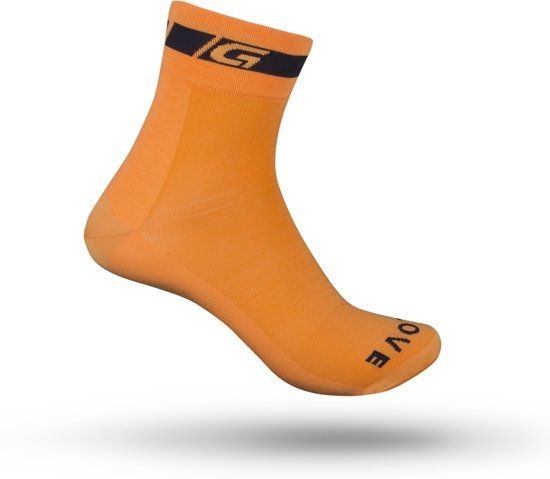 GripGrab Classic Regular Cut Fietssokken - Oranje - Maat XS - (35-38)