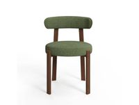 Lot de 2 chaises en velours côtelé vert kaki