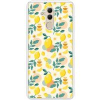 Bedrukt siliconen hoesje compatibel met Mate 20 Lite Citron
