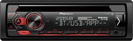 Pioneer DEH-S320BT Autoradio - Enkel din - CD Tuner - USB - Bluetooth - 4 x 50 W