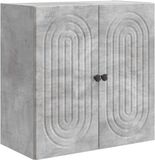 vidaXL Wandkast Betongrijs 59 x 31 x 60 cm Bewerkt hout