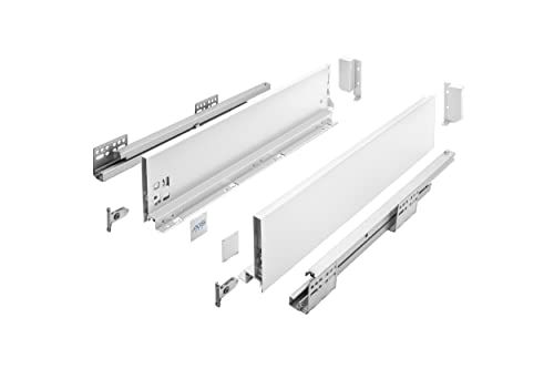 G.T.V Ladesysteem AXIS PRO I wit I 40 kg I Soft-Close I 400 mm