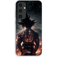 Maniacase Coque Pour Samsung Galaxy S25 FE Dragon Ball Goku Kanji sagesse fan art