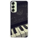 Samsung Bedrukt siliconen hoesje compatibel met Galaxy A14 5G Old piano