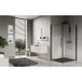 Novellini Zijwand Voor Bad Of Douche Transparant Glas Antikalkbehandeling RVS Wit 2 jaar garantie