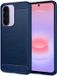 Techsuit Carbon Silicone Back Cover Blauw voor Samsung Galaxy A36/A56