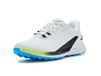 Skechers Go Mens Chaussures de golf imperméables et synthétiques à lacets pour homme Blanc/bleu/jaune Taille 41 EU