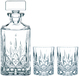 Nachtmann Noblesse Whiskyset - 3-delig - Transparant