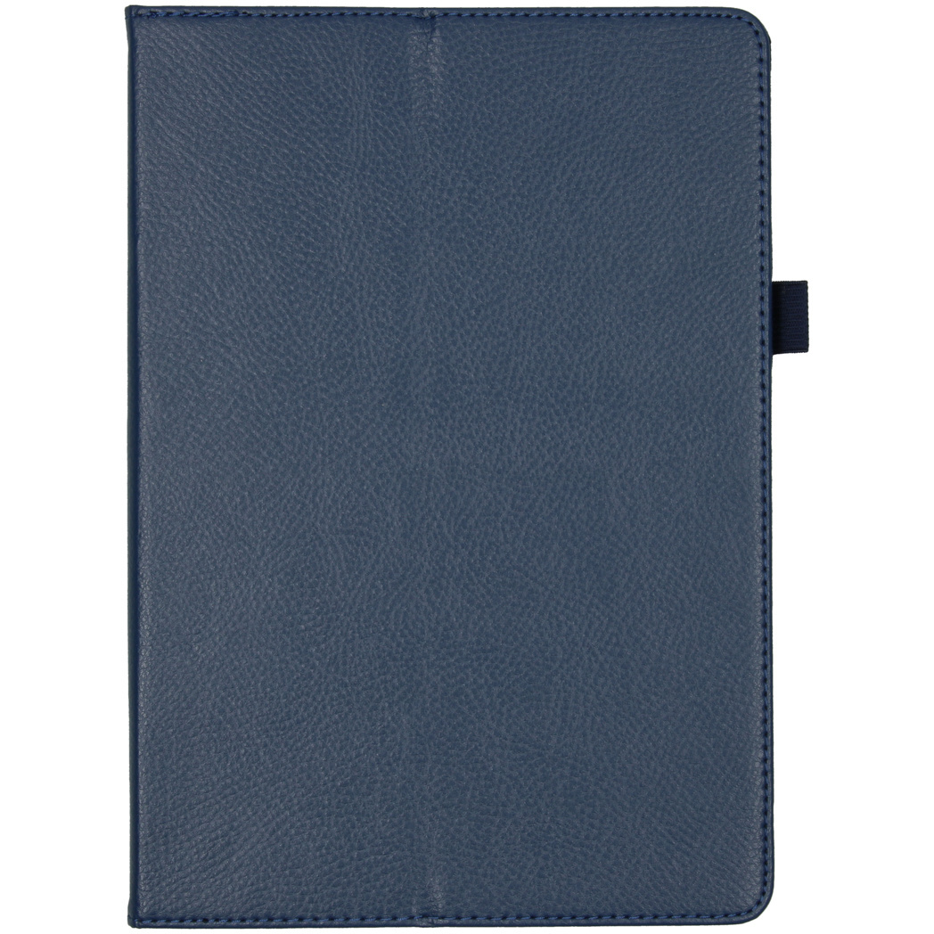 - Effen Bookcase Lenovo Tab M10 tablethoes - Donkerblauw