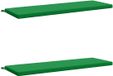 vidaXL - Coussin de banc - SOEST - 2 pièces - 100% Polyester - Vert - 140 x 50 x 5 cm