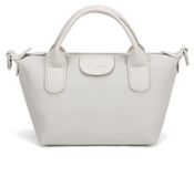 David Jones Mini-sac, avec deux poignées, en polyuréthane, noir, élégant