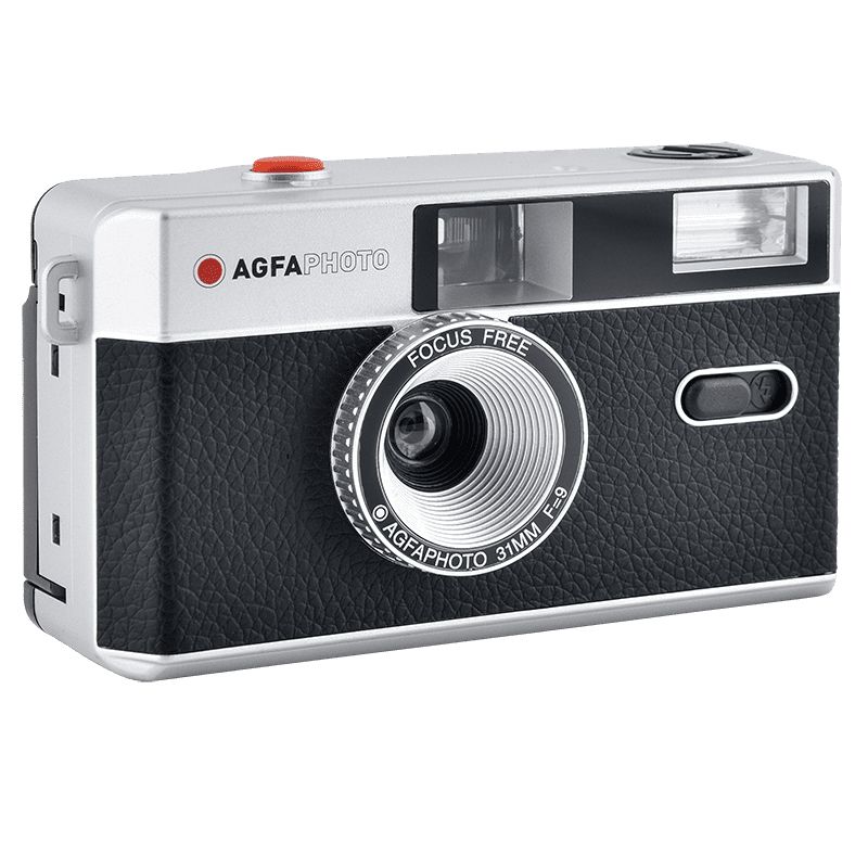 AgfaPhoto 35mm Film Camera - Black/Silver