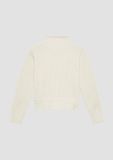 s.Oliver Boxy-cut trui met opstaande kraag - Beige