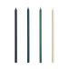 HAY Bougies Slim lot de 4 Green-dark green
