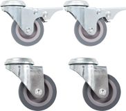 vidaXL 24 roulettes avec plaques de montage 50 mm