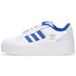 Adidas Chaussures basses Forum Bonega W Cloud blanc/bleu royal/or metallise pour femme