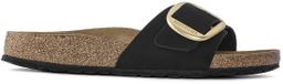 Birkenstock Madrid Big Buckle Nubuck Cuir Sandales Noir EU 40 Femme