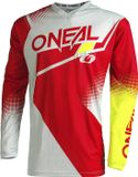 O'NEAL Element Racewear V.22 Rood Geel Motocross Jersey Maat L