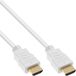 InLine HDMI Kabel 0.5m - HDMI 2.0 - Wit