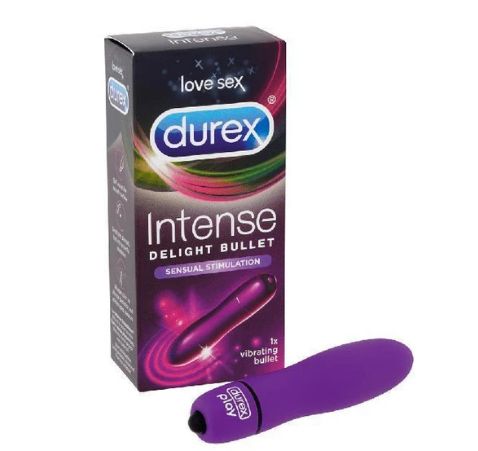 Durex Intense Delight Finger Vibrator - Violet - Silicone - Ambidextrous