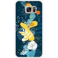 Samsung Bedrukt siliconen hoesje compatibel met Galaxy S7 Edge Sea ​​flowers