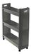 Sundis 4002003 PRESTO Country opslagkast met 3 tablets kunststof antraciet 30 x 23 x 75 cm