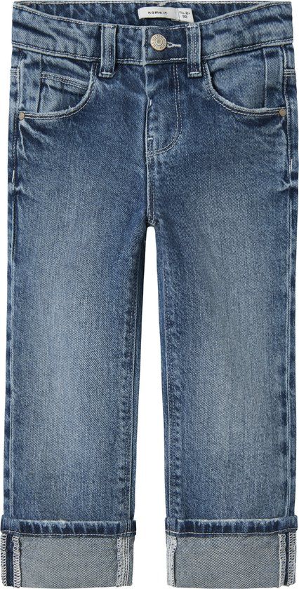 NAME IT NMFROSE STRAIGHT FOLD JEANS 4224-AZ NOOS - Meisjes - Jeans - Maat 86