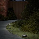 Bol Grondlampen 12 st solar met grondpennen warmwit
