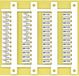 Finder Markeerlabel 093.48 Zonder opdruk Wit 48 stuk(s)