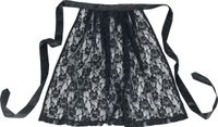 EMP Special Collection Zwarte Oktoberfest Kanten Schort - Dames - M