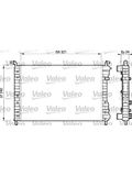 Valeo Radiateur 732007 | Compatibel met: FIAT PALIO Weekend
