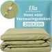Ella Sleeps Housse pour couverture lestée 200 x 200 cm - Olive clair Vert