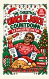 Le compte à rebours de blagues de Noël pour oncle : 24 jours de plaisir festif avec 200 blagues, jeux de mots et blagues à faire grincer des dents pour oncle | Livre de blagues amusant pour oncle, cadeau de Noël, remplissage de chaussette et Secret Santa