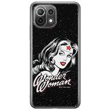 ERT GROUP mobiel telefoonhoesje voor Xiaomi 11 LITE 4G/5G origineel en officieel erkend DC patroon Wonder Woman 023 optimaal, hoesje is gemaakt van TPU