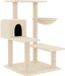 vidaXL Kattenmeubel met sisal krabpalen 82,5 cm crèmekleurig