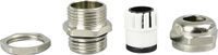 TRU COMPONENTS TC-10302824 Wartel M16 Messing (vernikkeld) Metaal 1 stuk(s)