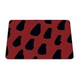 Bonamaison, Rechthoek Pop Art Digital bedrukte muismat, antislip onderkant, voor kantoor en thuis, grootte: 22x18 cm