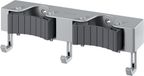 Metaltex Hang-Up 2 Ophangsysteem Bezemhouder Wandhouder Hark Grijs Kunststof