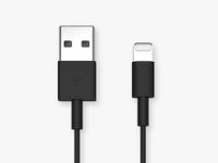 Quad Lock Korte 20 cm laadkabel, Keuze USB-A-Lightning of USB-A-USB-C