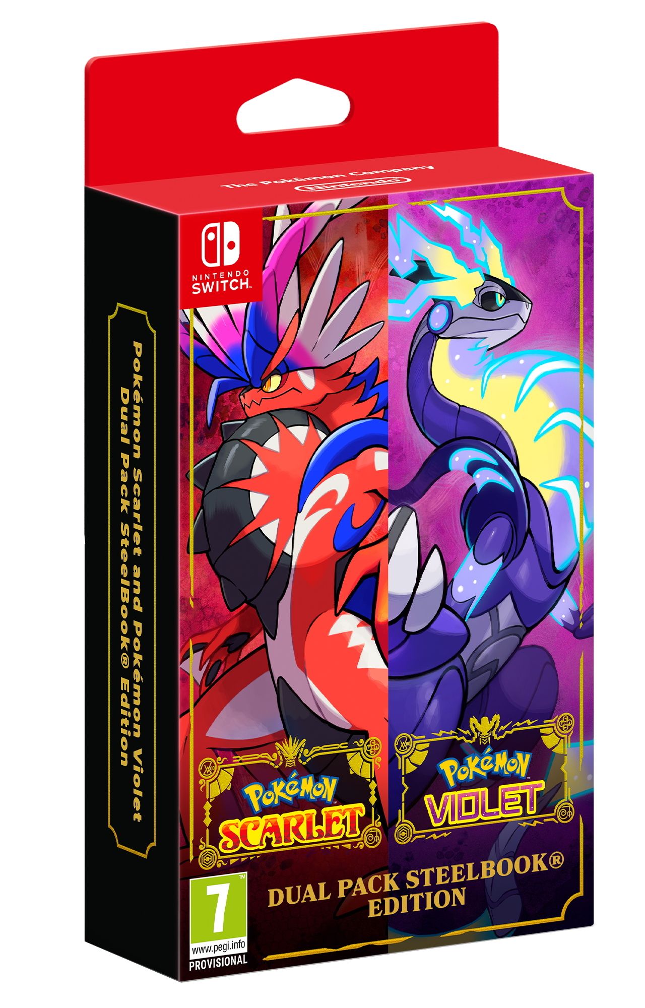 Pokémon Scarlet & Violet Double Pack - Nintendo Switch - Steelbook Edition