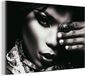 MuchoWow Wanddecoratie Metaal - Aluminium Schilderij Industrieel - Vrouw - Sieraden - 150x100 cm