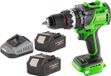 Procraft PA18ProBL-BB accu-klopboormachine 20 V 180 Nm borstelloos + 2x accu 4,0 Ah + oplader