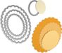 Sizzix Framelits Die Set Ovalen met kartelrand, 4 stuks