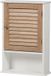 Merkloos Wandkast 40x20x60cm MDF Wit Landelijk